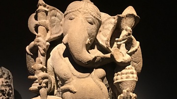 Sandstone Statue of Ganesha