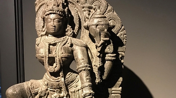 Statue of the Hindu Godess Durga