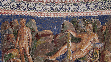 Hercules & Iolaus, Roman Mosaic