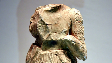 Statue of a Sumerian Male from Khafajah [Front View]