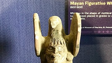 Mayan Ocarina Depicting the Death God Ah