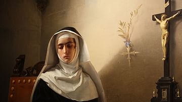 Nun of Monza by Giuseppe Molteni