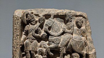 Siddhartha's Secret Escape, Gandhara Relief