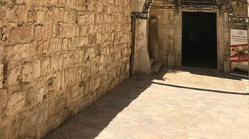 Ancient Walls Surrounding Church of the Holy Sepulchre