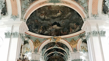 Interiors of Abbey Cathedral St. Gallen