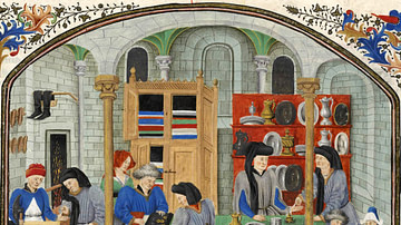 Late Medieval Market Scene