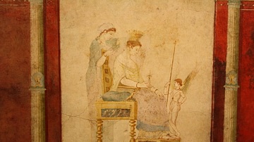 Roman Aristocratic Lady, Villa of the Farnesina Fresco