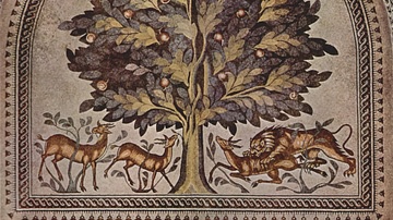 Mosaic, Khirbat Al Mafjar