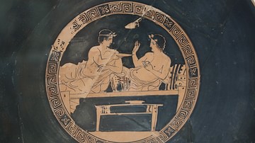 Greek Symposium Scene