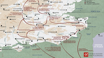 William the Conqueror's March on London 1066