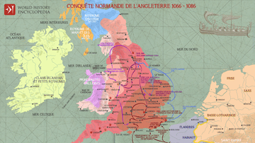 Carte de la conquête normande de l'Angleterre, 1066-1086