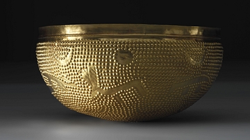 Bronze Age Gold Bowl, 1100 BCE