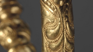 Gold Celtic Ring Detail, 390 BCE