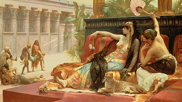 Cleopatra Testing Poisons On Those Condemned To Death