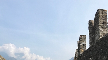 Murata Walls of Castelgrande in Bellinzona
