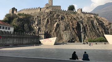 Castelgrande in Bellinzona, Switzerland