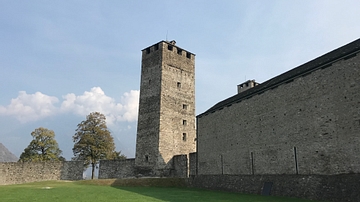 Black Tower at Castelgrande in Bellinzona