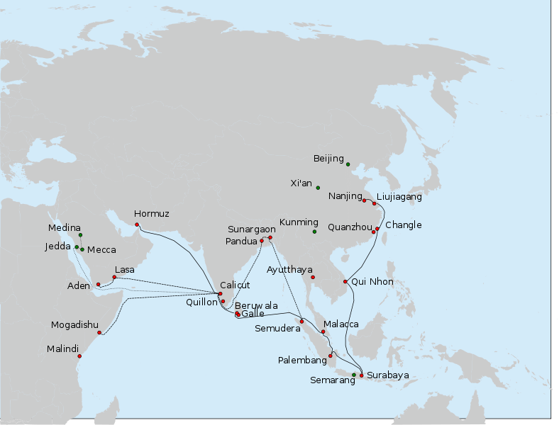 The Seven Voyages of Zheng He - World History Encyclopedia