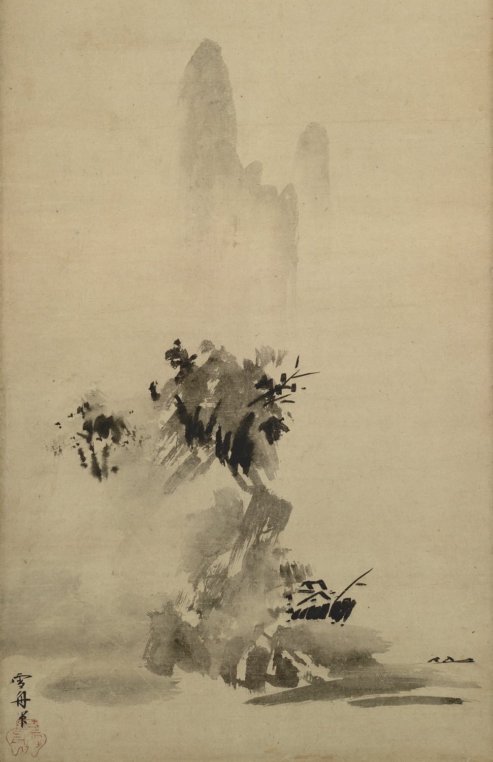 Landscape by Sesshu - World History Encyclopedia