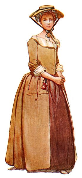 colonial dress women Black & Gold Luxurious Women's Costume Rent / Large Why was everyone wearing full McCall's Patterns McCall's Women's Colonial