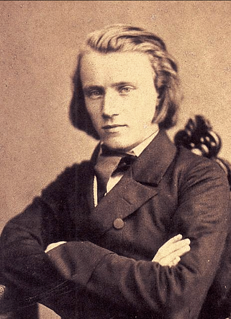 Johannes Brahms c. 1855 - World History Encyclopedia