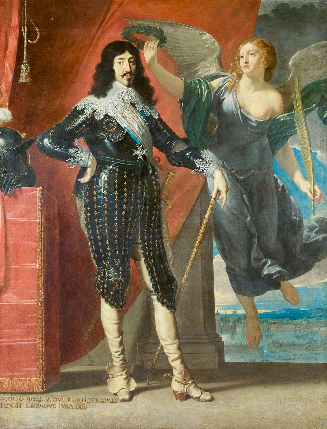 Louis XIII Crowned by Victory (Illustration) - World History