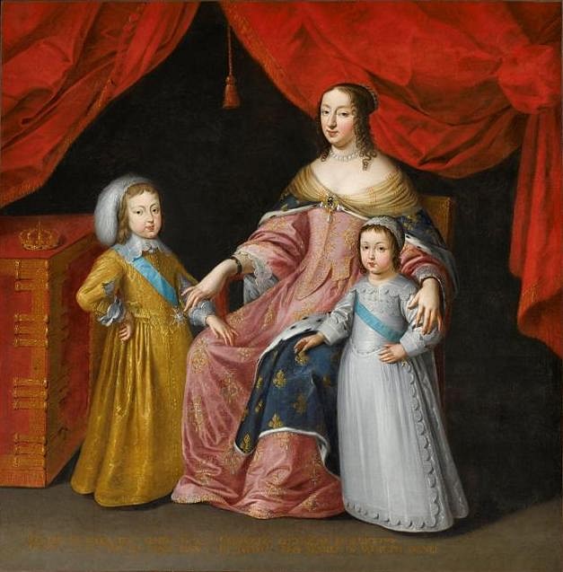 Anne of Austria with Her Children - World History Encyclopedia