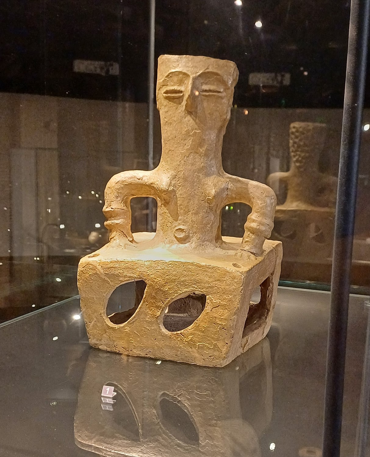 Neolithic Clay Altar Figurine of a Mother Goddess - World History