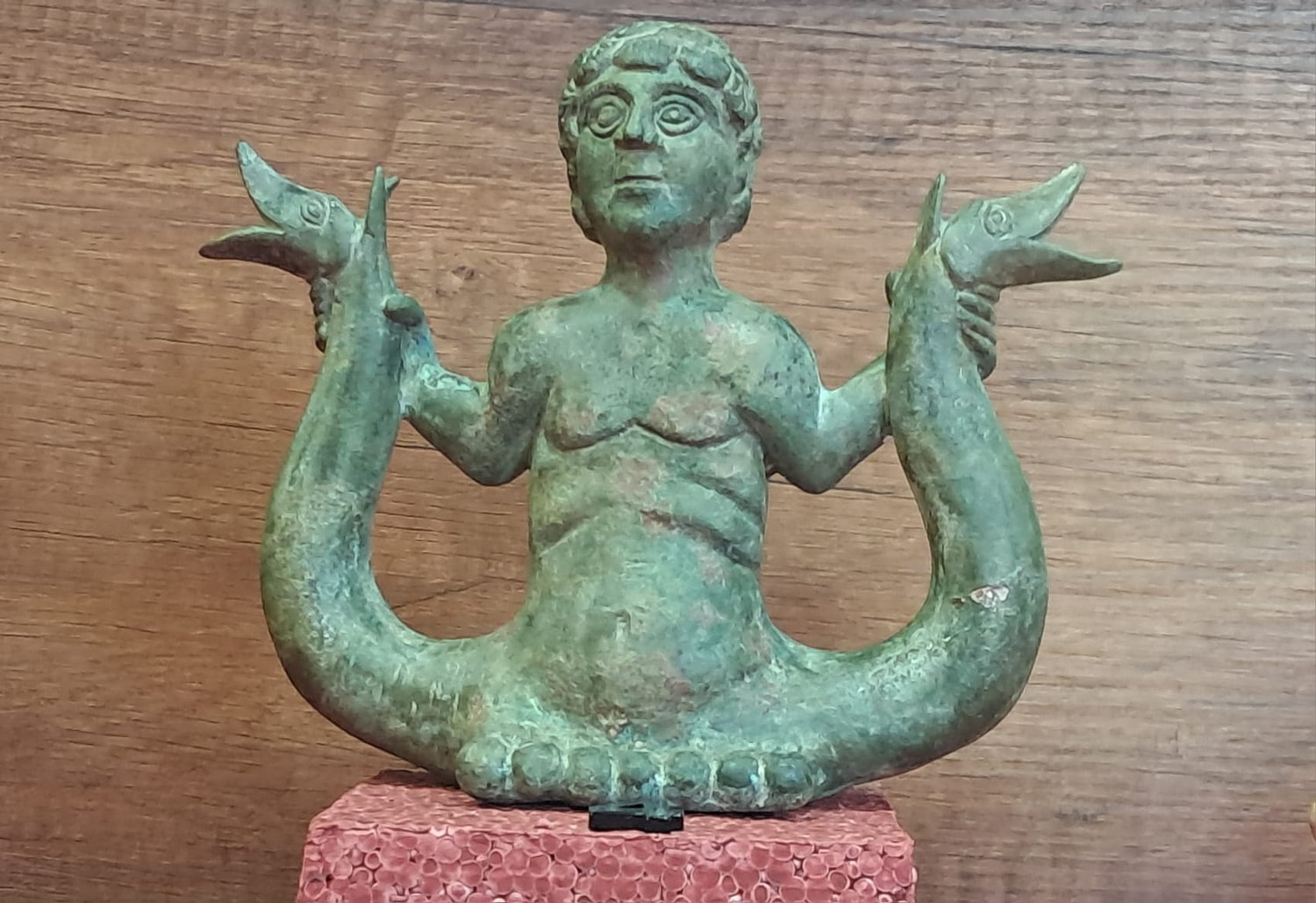 Bronze Figurine of Infant Hercules Killing Serpents - World