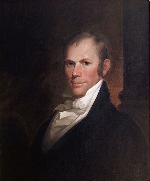 Portrait of Henry Clay as Speaker of the House, painting by Matthew Harris Jouett, 1818 - Public Domain