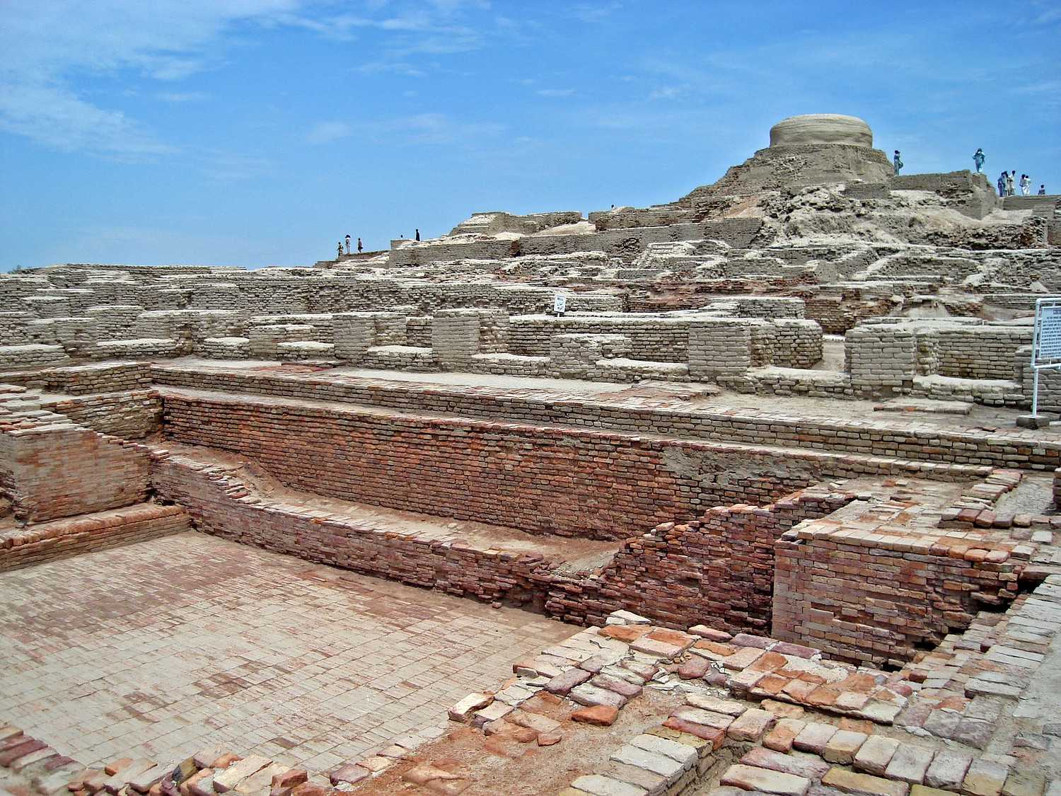 Excavation Site at Mohenjo-daro (Illustration) - World History ...