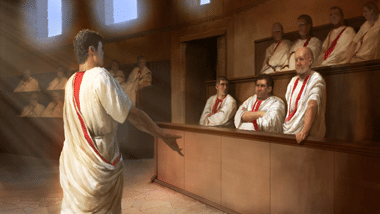 A Senior Magistrate In Ancient Rome Roman Magistrate. Bronze. AD