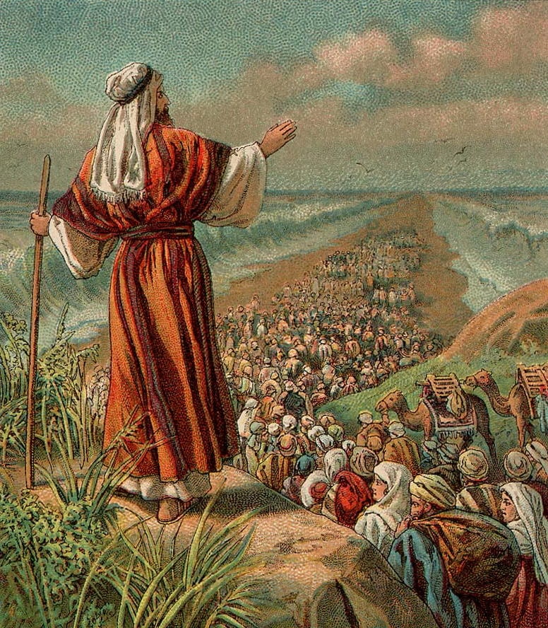 ヴェロネーゼデザイン Moses Parting the Red Sea モーセ Moses & the Parting of the Red Sea - World History Encyclopedia