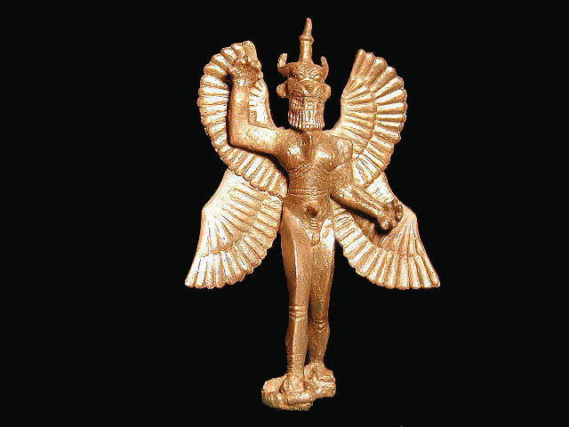 Pazuzu Demonio Demonio Pazuzu De 40cm , Color Dorado | Envío Gratis