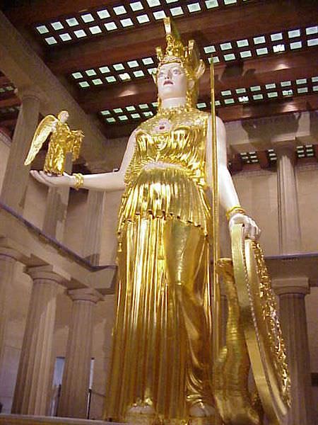 Athena Parthenos by Phidias - World History Encyclopedia