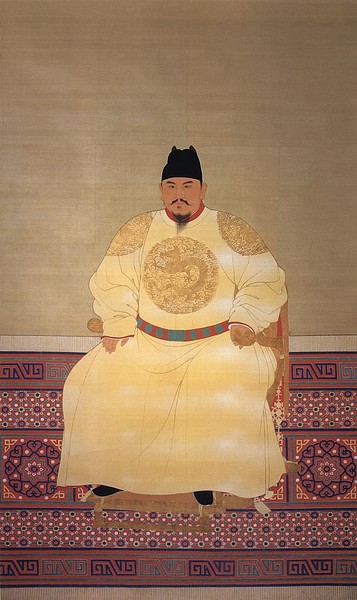 The Hongwu Emperor (by Unknown Artist, Public Domain)
