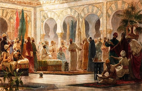 The Court of Abd al-Rahman III (by BomBom, Public Domain)