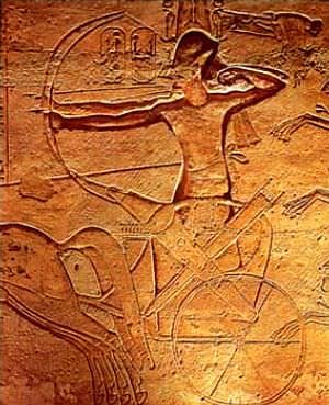 Ramesses II at The Battle of Kadesh (by Cave cattum, CC BY-SA)