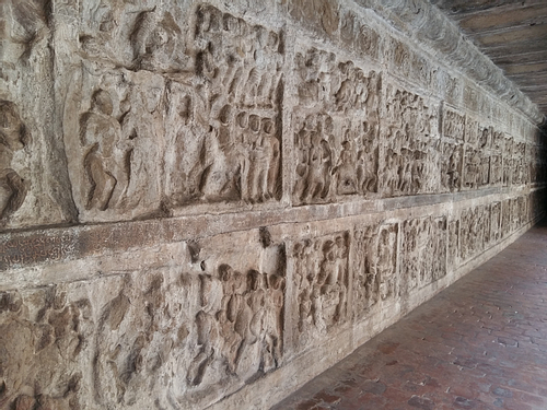 Pallava Dynasty History Relief, Kanchipuram