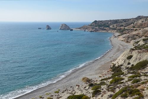 Aphrodite's Rock in Cyprus