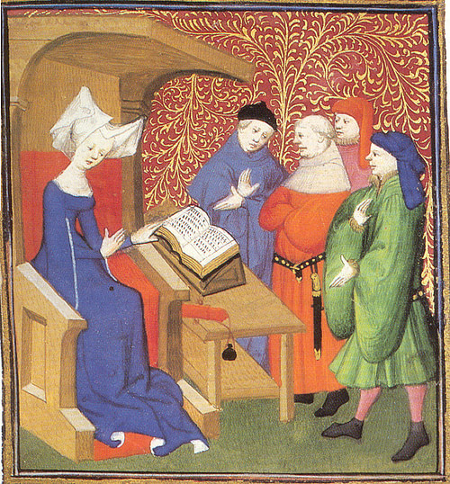 Christine de Pizan (by Leinad-Z, Public Domain)