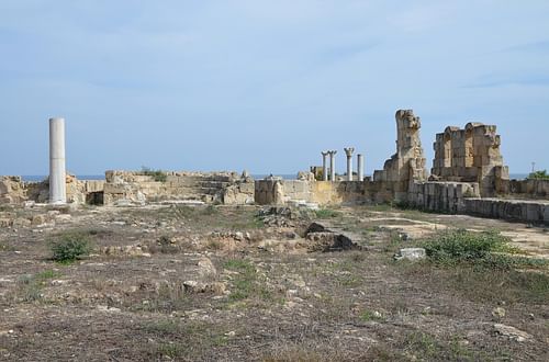 Kambanopetra Basilica in Salamis, Cyprus