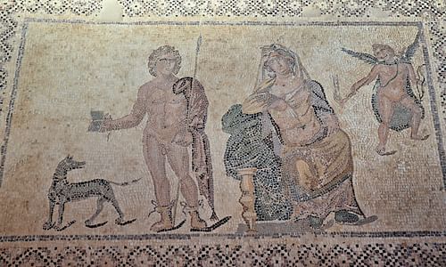 Phaedra & Hippolytus Mosaic (by Carole Raddato, CC BY-NC-SA)