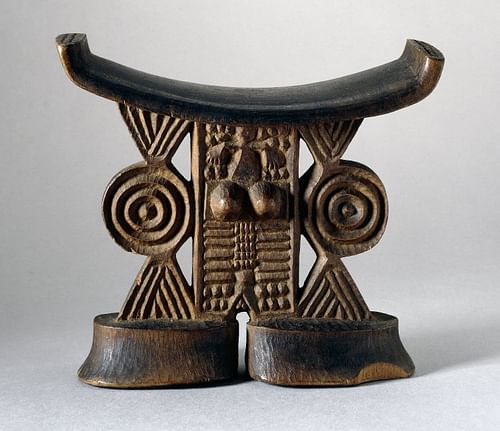 Shona Wooden Headrest (by The British Museum, Copyright)