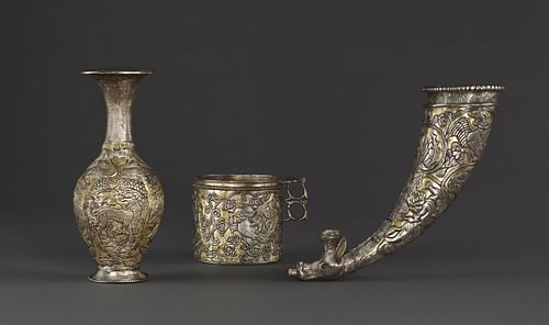 Tibetan Vase, Beaker & Rhyton