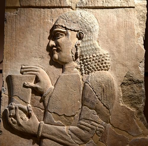 Assyrian Eunuch from Khorsabad at the Iraq Museum