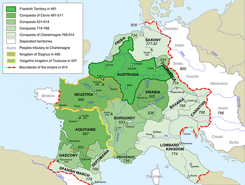 Map of Francia