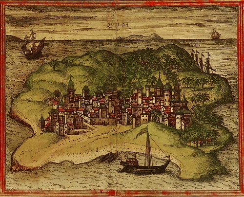 Kilwa Map Illustration