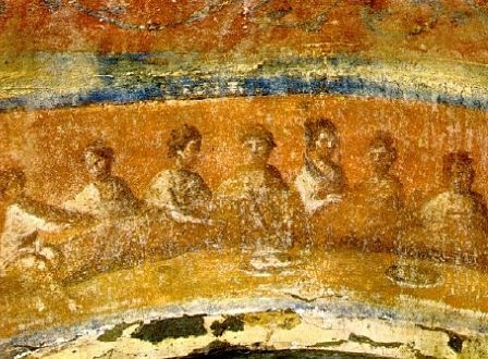 Fractio Panis Fresco, Rome