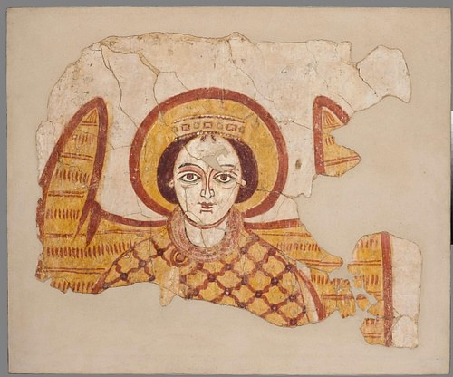 Archangel Michael Fresco, Faras (by Muzeum Cyfrowe MNW, Public Domain)